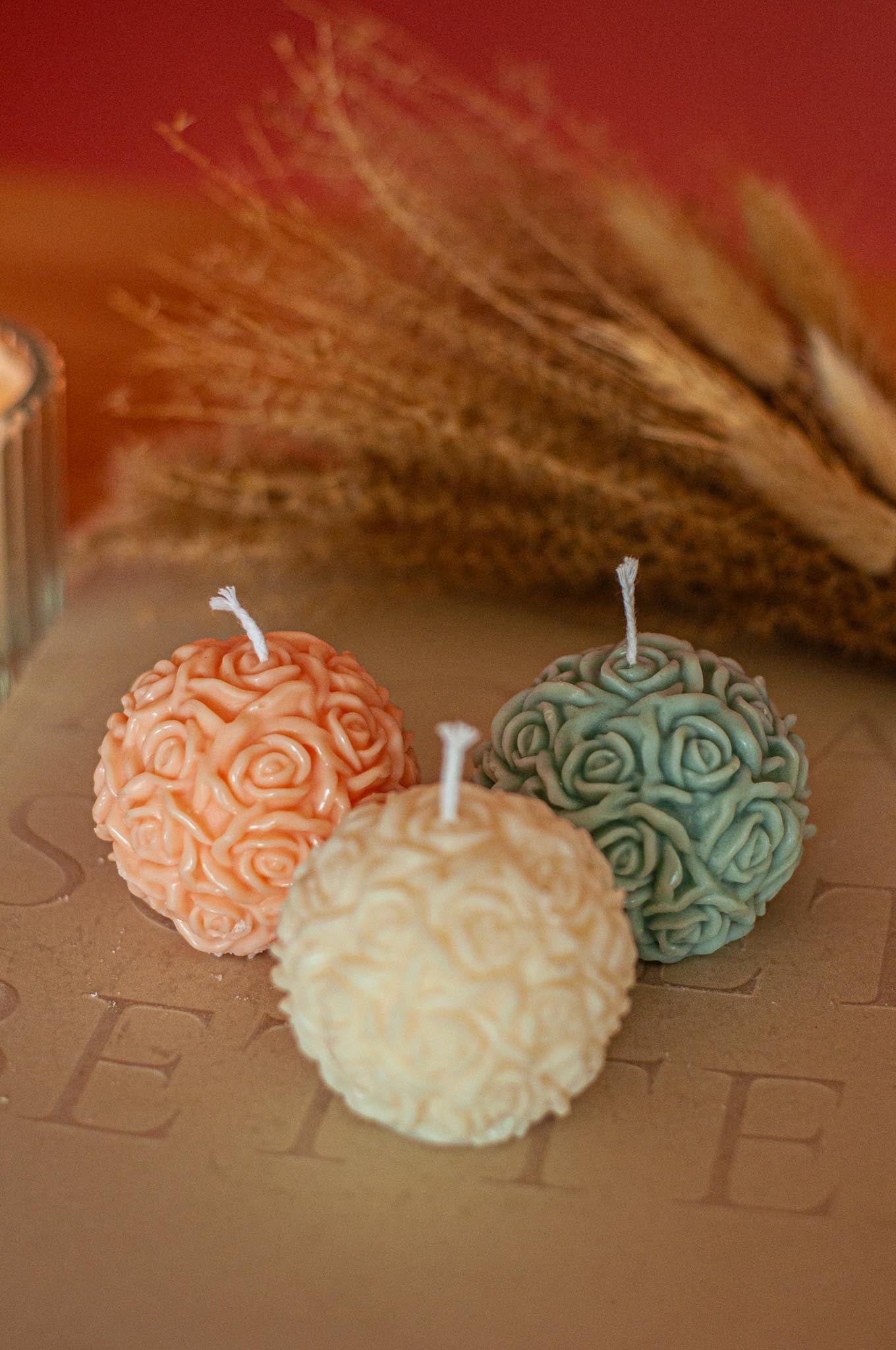 (x3) Boule de fleures